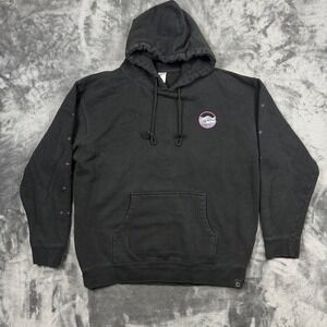 Cloak Hoodie Mens Large Black Pink Hidden In Plain Sight Graphic Sweatshirt